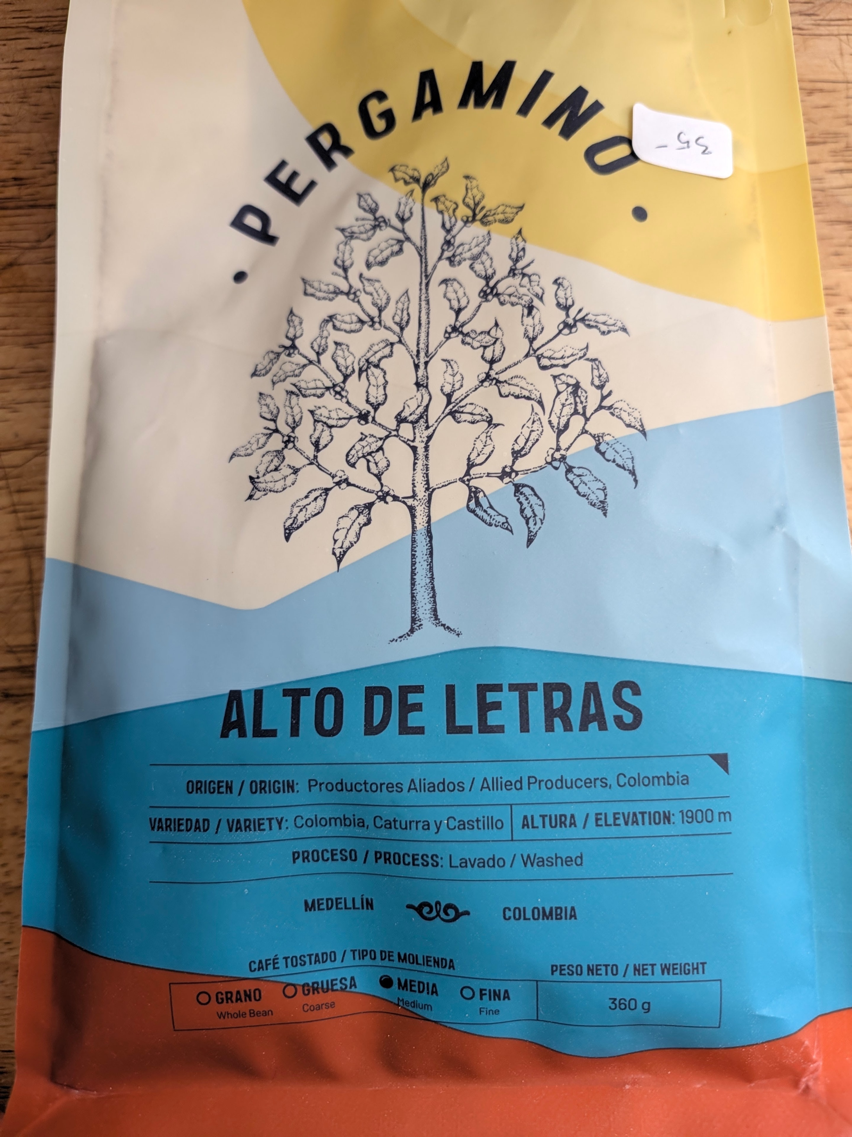 Pergamino — Alto de Letras — front